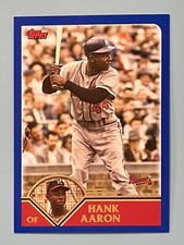 Hank Aaron 2023 Topps Archives #242 Atlanta Braves 2003 Topps Design