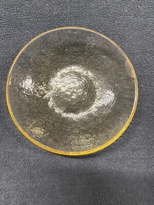 Fire & Light Glass - Citrus Small Plate" 4 3/4" Diameter -Used - Picture 1 of 3