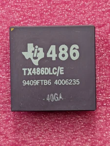 TI 486 DLC 40Mhz TX486DLC/E-40GA - 386 to 486 Upgrade Vintage CPU 486DLC - Picture 1 of 2