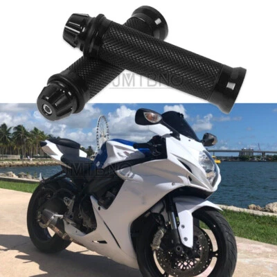 Motorcycle 7/8" Handlebar Hand Grips For Suzuki GSXR600 SV650S GSXR750 GSXR1000 - Image 1 of 4