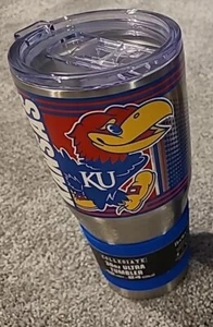 Boelter Brands NCAA Kansas Jayhawks KU Ultra Tumbler Stainless Steel 30-Ounce - Picture 1 of 8