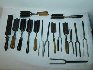 Antiker Friseurbedarf: Konvolut 16 Stück Lockenzangen, Ondolier Zangen usw. - Bild 1 von 6