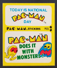 Carte autocollant Pac Man 1980 jeu d'arcade vidéo Fleer #32 (NM)