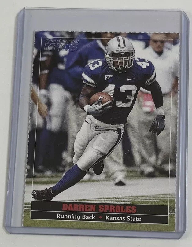 Darren Sproles Si for Kids Rookie Card RC 2003 NFL Football Kansas St 431 Crease - Image 1 of 2