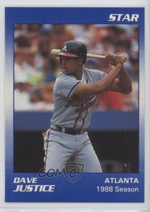 1990 Star Dave Justice David Justice #5 Rookie RC