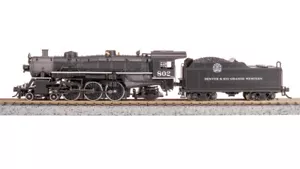 Broadway Limited 8003 N Scale DRGW Light Pacific 4-6-2 Steam #802 - Picture 1 of 5
