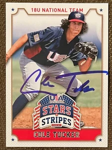 2015 Panini USA Baseball - #23 Cole Tucker Auto Autograph 18U National Team - Picture 1 of 2