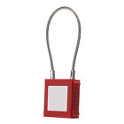 10 Sets Lockout Tagout Cable Lock With Key Stainless Steel Electrical Padloc SLS