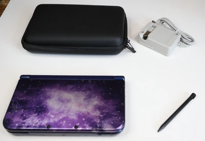Nuevo Sistema Nintendo 3DS XL - Edición Galaxy - Paquete Con Juego - Probado/Funciona! Foto 1 de 4