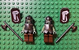 Lego Troll Warrior 2 Minifigure Orc 7048 7038 7078 7097 Fantasy Era cas365