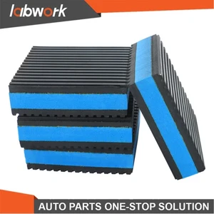 Labwork 8er Pack 3"x3"x7/8" Anti Vibration Pads gerippter Gummi mit EVA-Kern - Bild 1 von 24