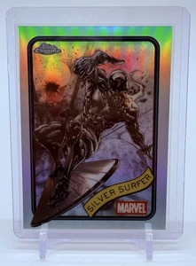 2025 Topps Chrome Marvel Silver Surfer #134 True Silver Refractor Fantastic Four - Picture 1 of 2