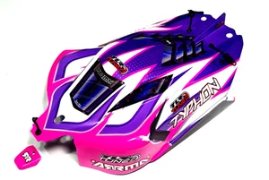 Arrma Typhon TLR - BODY Shell (6s Pink/Purple Polycarbonat Cover & Pins ARA8306 - Bild 1 von 4