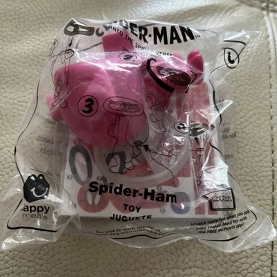 SpiderMan Into The Spider-Verse Spider-Ham McDonalds Happy Meal Toy #6 2018  - Image 1 of 2