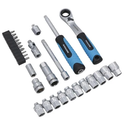 1/4in. Drive Go-Thru Go Through Metric Socket + Accessory Set 29pc 4.5 - 13mm - Image 1 of 4