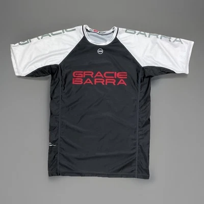 GRACIE BARRA GB Equipe Edition Rash Guard Compression shirt red black Sz XL - Image 1 of 4