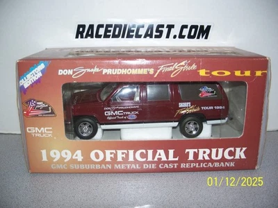 DON PRUDHOMME "THE SNAKE FINAL STRIKE"  1/24 SUBURBAN 1994 OFFICIAL TRUCK - Image 1 of 3