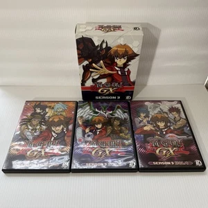 YuGiOh Yu-Gi-Oh GX Complete Season 3 Three DVD Box Set Region A NTSC English - Picture 1 of 11
