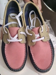 Yachtsman Woman’s Deck Shoes, Size, U.K. 6, Multi Coloured, By Seafarer - Picture 1 of 4