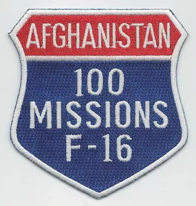 555th FIGHTER SQUADRON 100 MISSIONS F-16 AFGHANISTAN patch - Picture 1 of 1