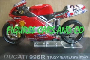 1/24 MOTO GP SERIE 1 N°34 DUCATI 996 R TROY BAYLISS 2001 MOTORRAD NEUF BOITE - Foto 1 di 1