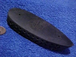 Vintage Factory Winchester Buttpad Black Rubber WRA Rifle Shotgun Recoil Pad kCS - Picture 1 of 11