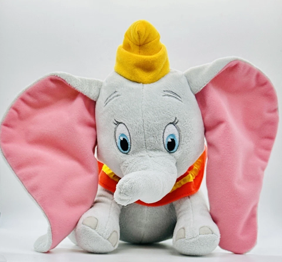Disney Dumbo Plush Elephant Khols Cares Disney 12 inch 2014 Gray - Image 1 of 4