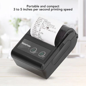 Bluetooth Receipt Printer Smartphone Control 200dpi Thermal Label Printer - Imagen 1 de 18