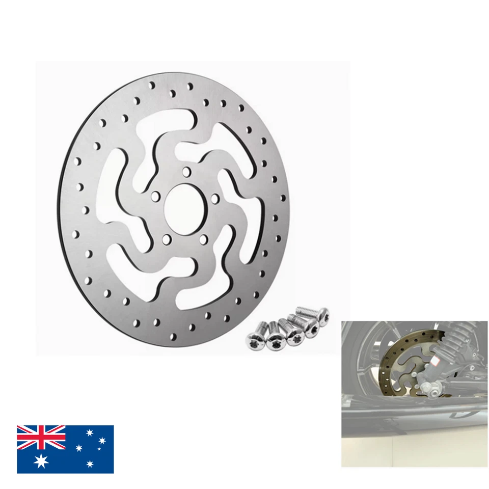 Rotores de disco de freio traseiro de motocicleta Harley Touring Road King Street Electra Glide - Imagem 1 de 4