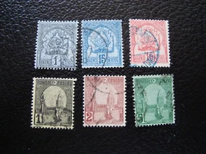 Tunesien - Grüne Briefmarke / Briefmarke Nr. 9 13 23 29 30 31 gestempelt (COL4)  - Bild 1 von 1