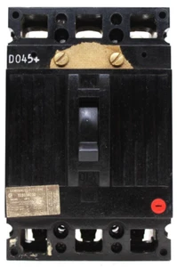 GE 100 AMP CIRCUIT BREAKER TED134100 3 POLES - BLACK LABEL - Picture 1 of 7