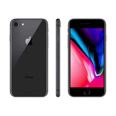 Apple iPhone 8 64GB - Space Gray - Unlocked | Rare iOS 14 (14.4) | Good (B) - Image 1 of 2