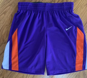 New Nike Women's Medium Clemson Tigers Basketball Training Short Purple 802338 - Picture 1 of 1