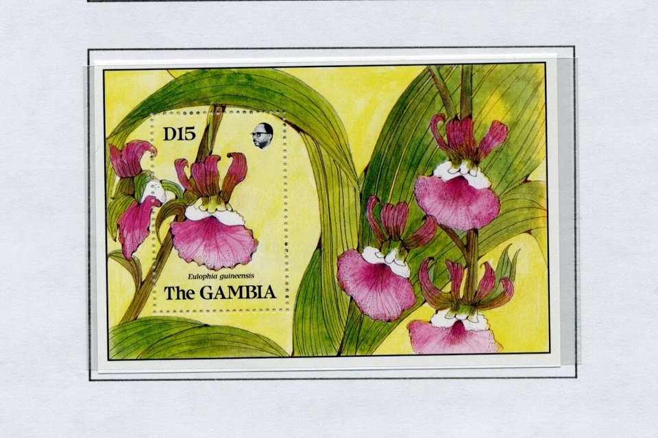 Flores de orquídeas Gambia MNH 926 BE379 Foto 1 de 1