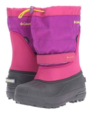 Columbia Girls’ Youth Powderbug Plus II-K Snow Boot, Size 4, H1(A1026T) - Image 1 of 4