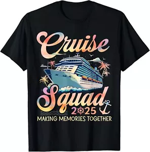 Cruise Squad 2025 Family Group Matching Summer Vacation T-Shirt Hoodie - Picture 1 of 18