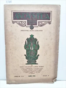 Rivista Augustea politica economia arte direttore Franco Ciarlantini n. 5 1927 - Imagen 1 de 4