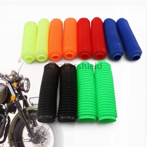 Amortiguador delantero de motor multicolor horquilla cubierta antipolvo protector polainas caimanes - Imagen 1 de 18