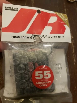 vintage jr propo jrpr945g 945 10 chanel  pcm reciever rare ch55 72.890 mhz  - Image 1 of 2