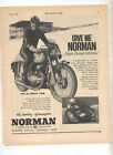 Norman B4 Speed Twin Motorcycle Original Advertisement from a Magazine Villiers