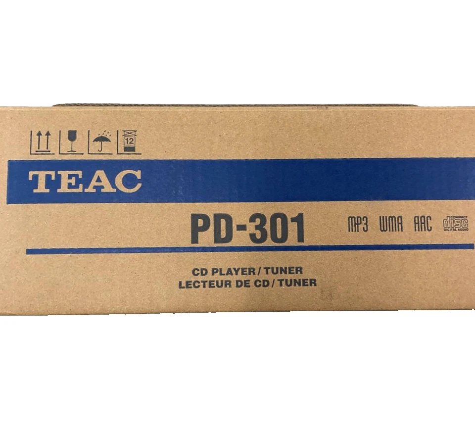 DDU TEAC CD Player USB PD-301-X/S Silver Expedited Shipping NEW from Japan 100V - Image 1 of 2