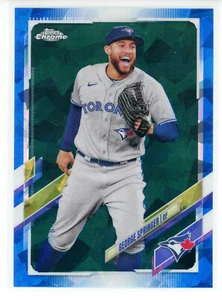 Topps 2021 cromo zafiro #633 George Springer (Blue Jays) - Imagen 1 de 1
