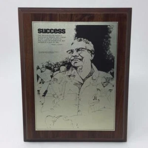 Vince Lombardi Success Speech Mounted Metal Plaque Print Green Bay Packers - Picture 1 of 9