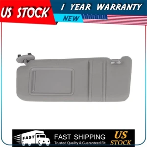 LEFT DRIVER SIDE SUN VISOR GRAY For 2007-2011 Toyota Camry W/O SUNROOF NEW - Picture 1 of 24