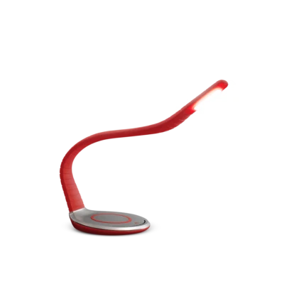 TRAE LUNI LED Schreibtischlampe red mit USB und Wireless Ladegerät - Bild 1 von 4