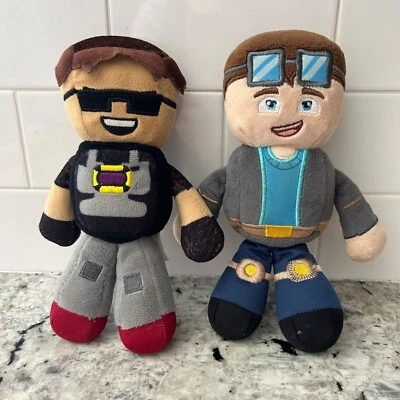 Peluches Tube Heroes Skydoes Minecraft y DanTDM DAN TDM 8" Foto 1 de 3