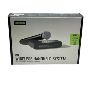 Shure BLX24BR/B58 Microphone Wireless Live Performance Dynamic Receiver J10 Band - Picture 1 of 5