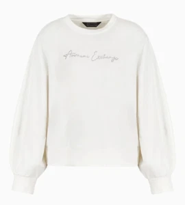 ARMANI EXCHANGE Damen Sweatshirt Pullover weiß Damen Gr. XS NEU - Bild 1 von 4