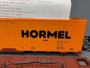 O Scale Intermountain AAR Class RSM Steel Sided Ice Bunker Hormel #103 NIB O1905 - Picture 1 of 10