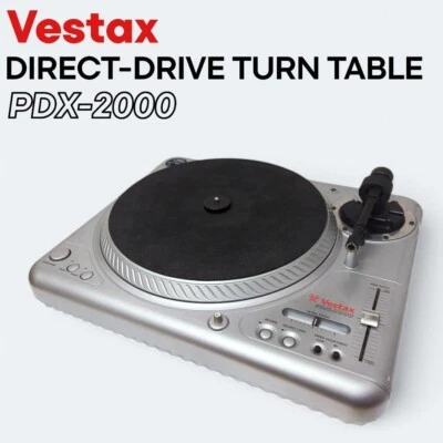 Vestax PDX-2000 Direct Drive DJ Turntable System Vinyl Plattenspieler geteste... - Bild 1 von 4